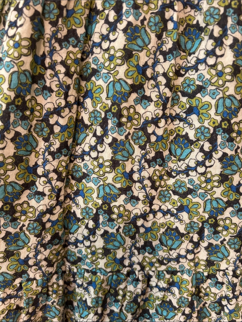 Marine Layer Blue Green Floral Shirt Dress. This will be your go to all summer - Picture 8 of 8